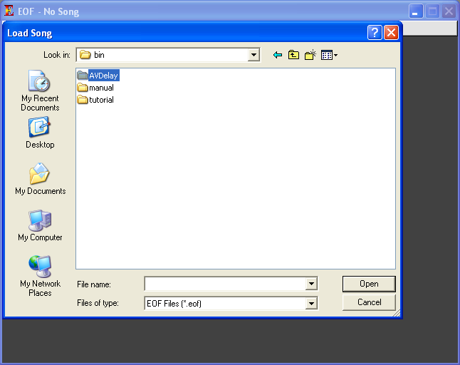 Load AV Delay Song Step 2